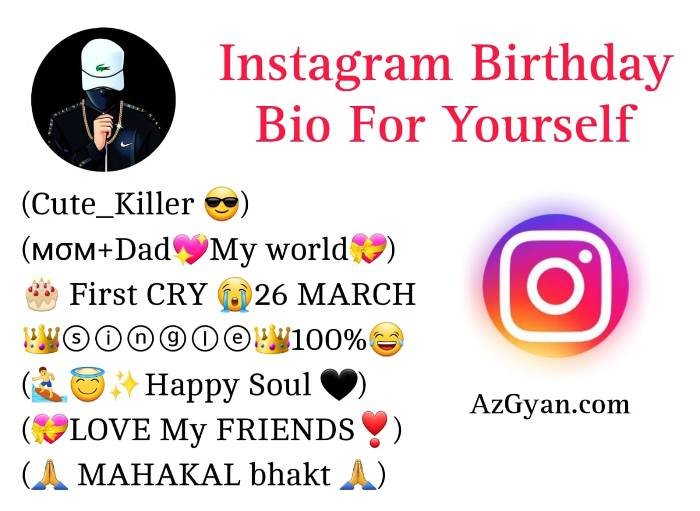 Birthday Bio For Instagram