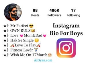 950+ Best Instagram Bio For Boys - Stylish & Attitude Bio